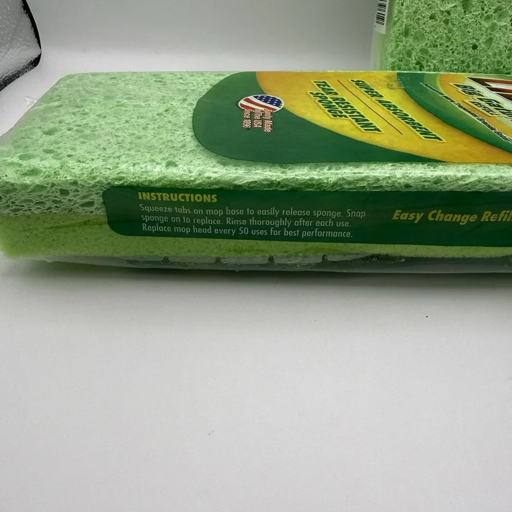 Lot of 2 LIBMAN Big Gator Mop Refill Super Absorbent  Tear Resistant 11.25